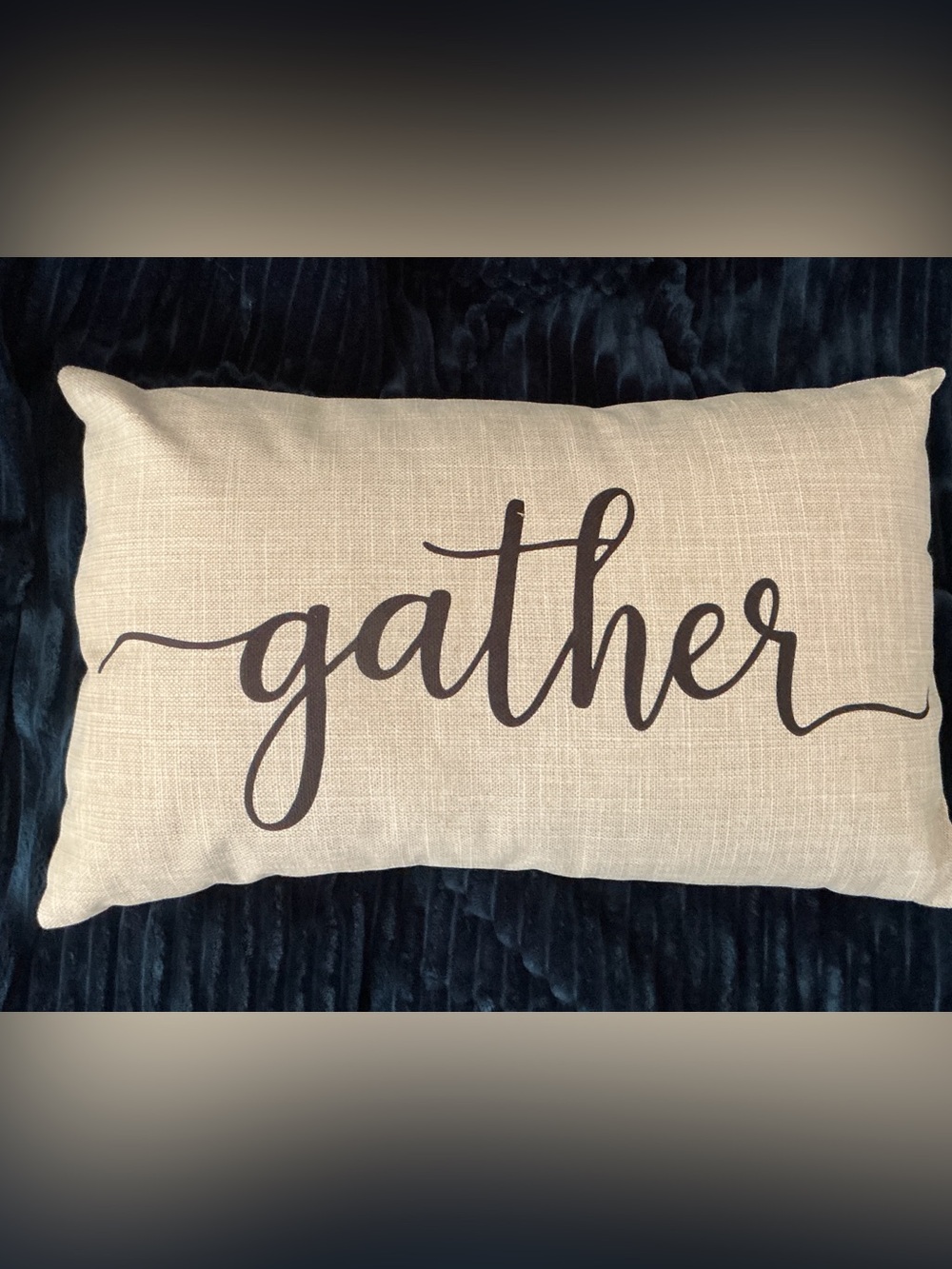 NEW ACCENT PILLOW WITH gather SCRIPT